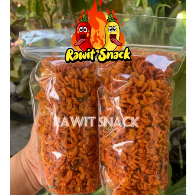 

[RAWIT SNACK] Makaroni Usus Spiral Pedas Daun Jeruk 1Kg