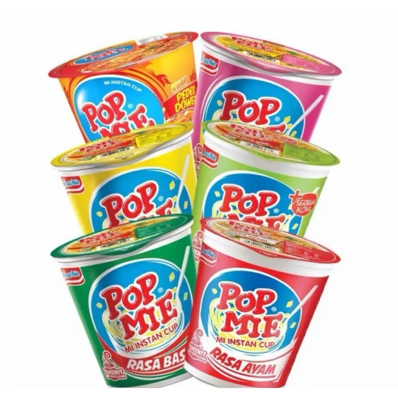 

Pop Mie Ramen 75 g Goreng Pedas / Kuah rasa Kari Ayam, Soto Ayam, Ayam, Baso, Pedes