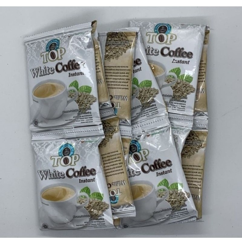 

Top Kopi White Coffee 21g Renceng Isi 12 sachet