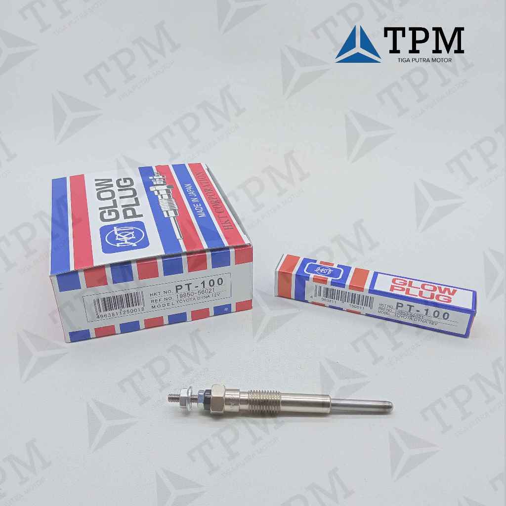 GLOW PLUG BUSI PEMANAS TOYOTA DYNA BU-30 / DELTA  PT-100 (12V) HKT JAPAN