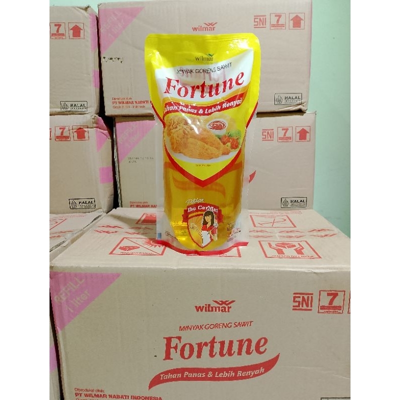 

Minyak Goreng Fortune Reffil 1L Pouch