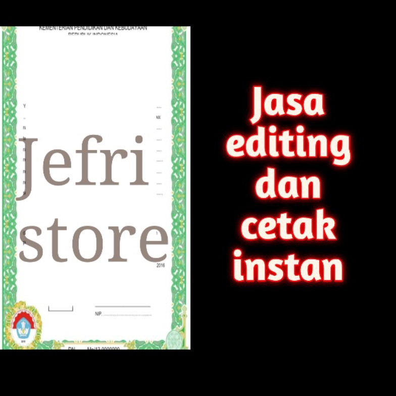 

jasa perbaikan dan cetak ulang dokumen ART F2J1