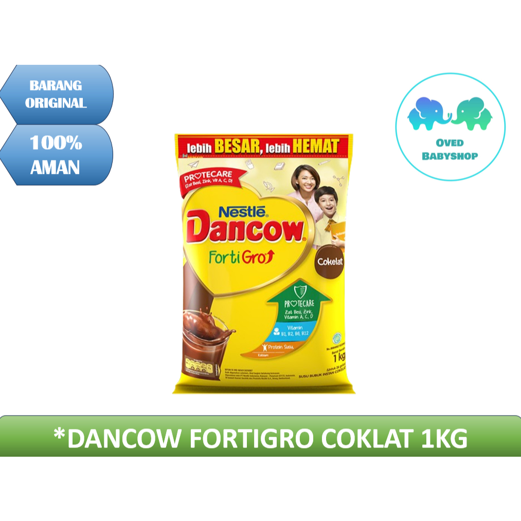 

DANCOW FORTIGRO Instan coklat 1kg ( FREE GIFT BUY 200K )
