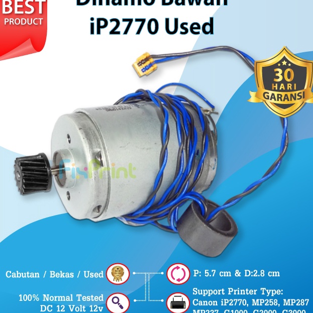 GROSIR Dinamo Motor DC 12v 12 Volt Motor 12  24 Volt Generator Mini Bor Normal Tested Torsi Besar