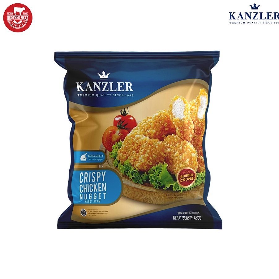 

PALING AMPUH Kanzler Crispy Chicken Nugget 45gr