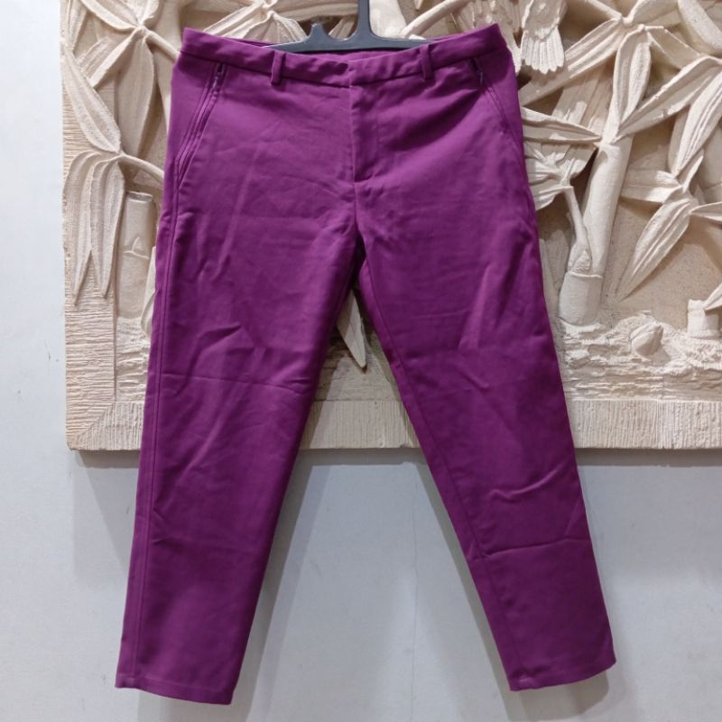 Celana Wanita 7/8 / Celana Ungu 7/8 / Celana Wanita Brand / Celana 7/8 Branded