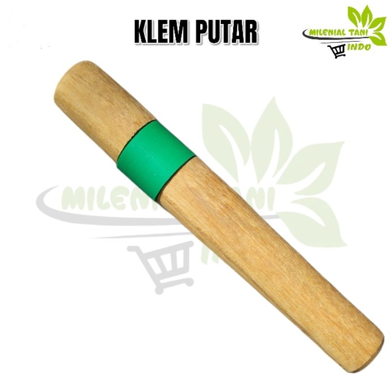 KLEM PUTAR KAYU PIPA/PIBER