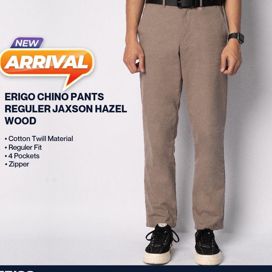 V44859 Erigo Chino Pants Reguler Jaxson Hazel Wood