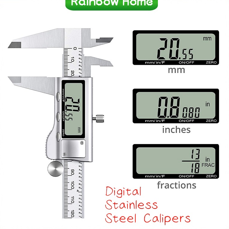

Rainbow Home Taffware Jangka Sorong Digital LCD Vernier Caliper Micrometer SH2 ART A2Z7