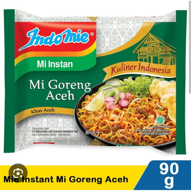 

Indomie Mi Goreng Aceh 90gram
