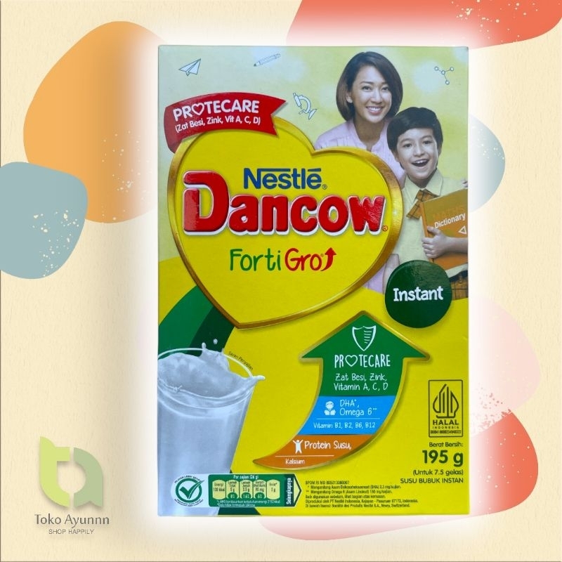 

DANCOW FORTIGRO COKLAT / VANILA 195gr