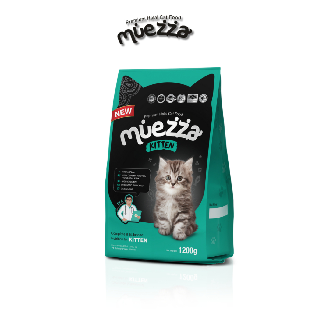 Muezza Makanan Kucing Kering Kitten 1.2 Kg