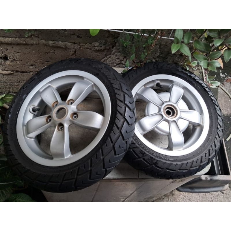 Velg primavera sprint vespa matic modern vesmet pelek racing palang original ori copotan standar kel