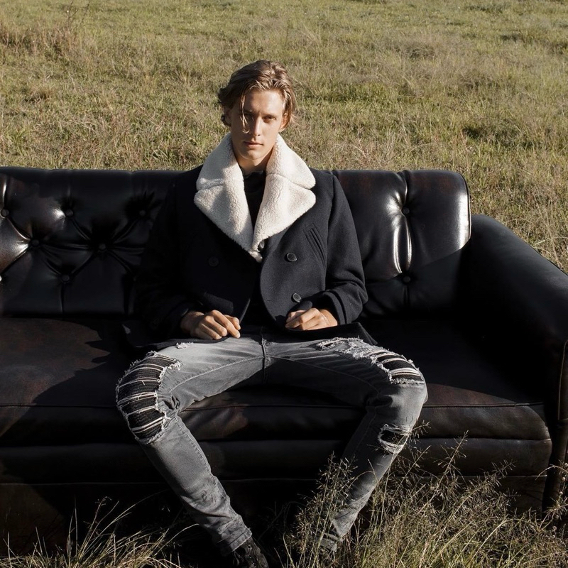 Rucas Season 4 Graphite Bikers Jeans