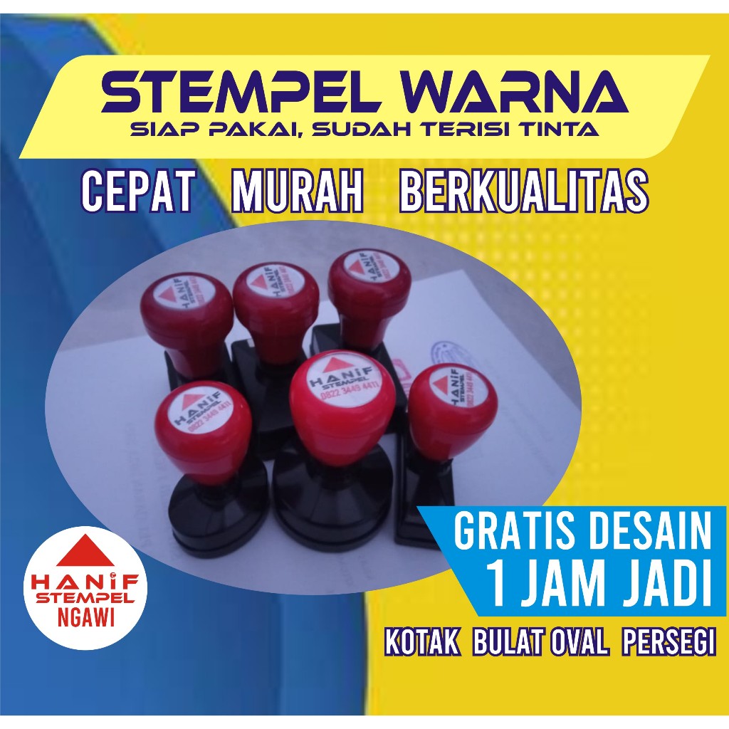 

STEMPEL FLASH, STEMPEL CUSTOM, STEMPEL OTOMATIS, STEMPEL WARNA