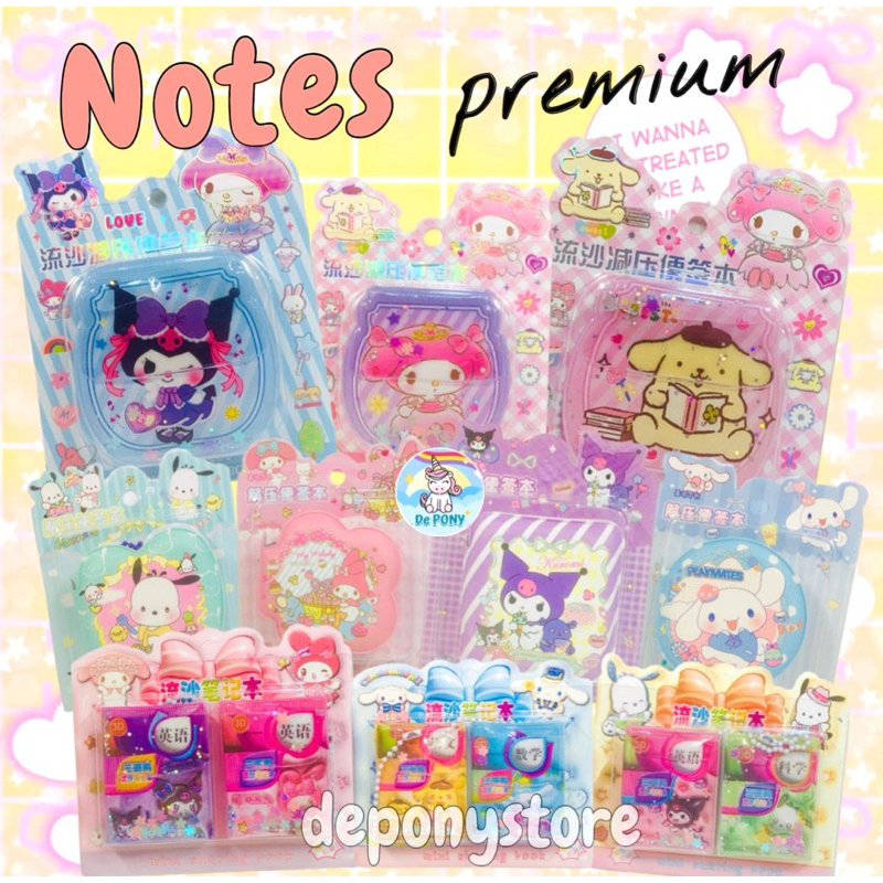 

Buku Notes Sanrio Premium Quality Cinnamonroll Kuromi Melody