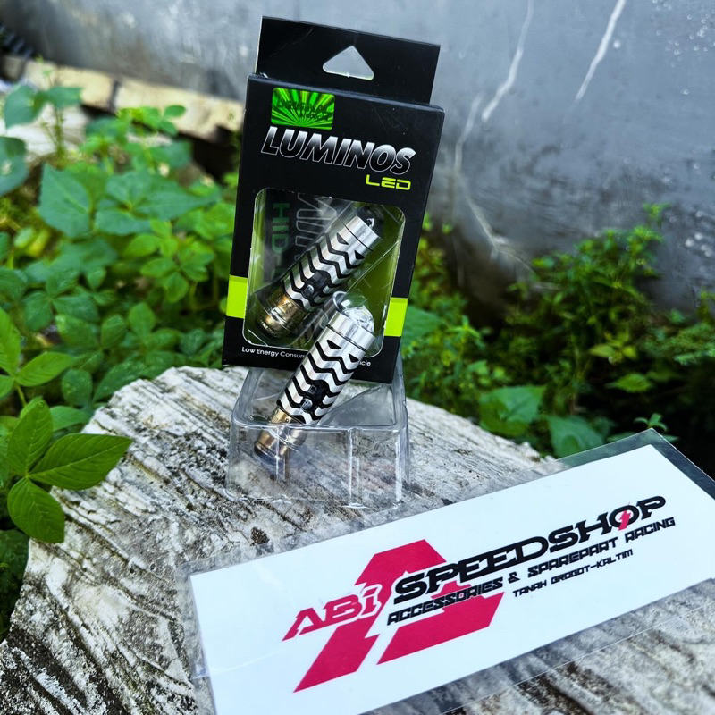 Lampu depn led LUMINOS laser 2 warna