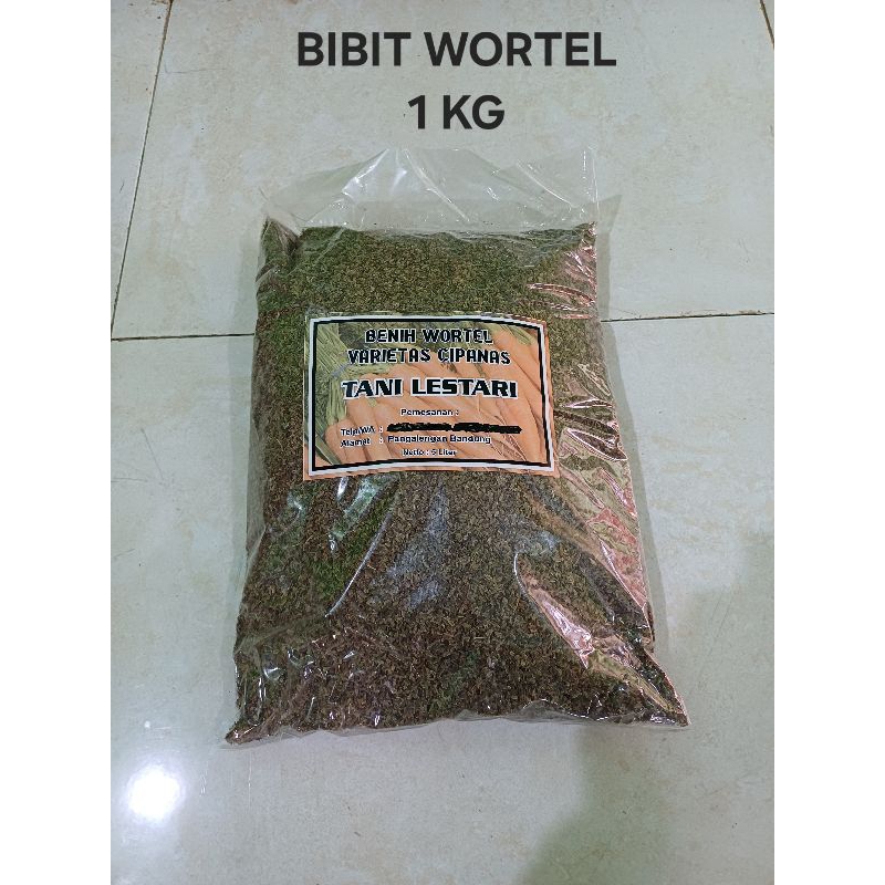 

Benih wortel varietas cipanas pertumbuhan cepat 1 KG Bibit wortel