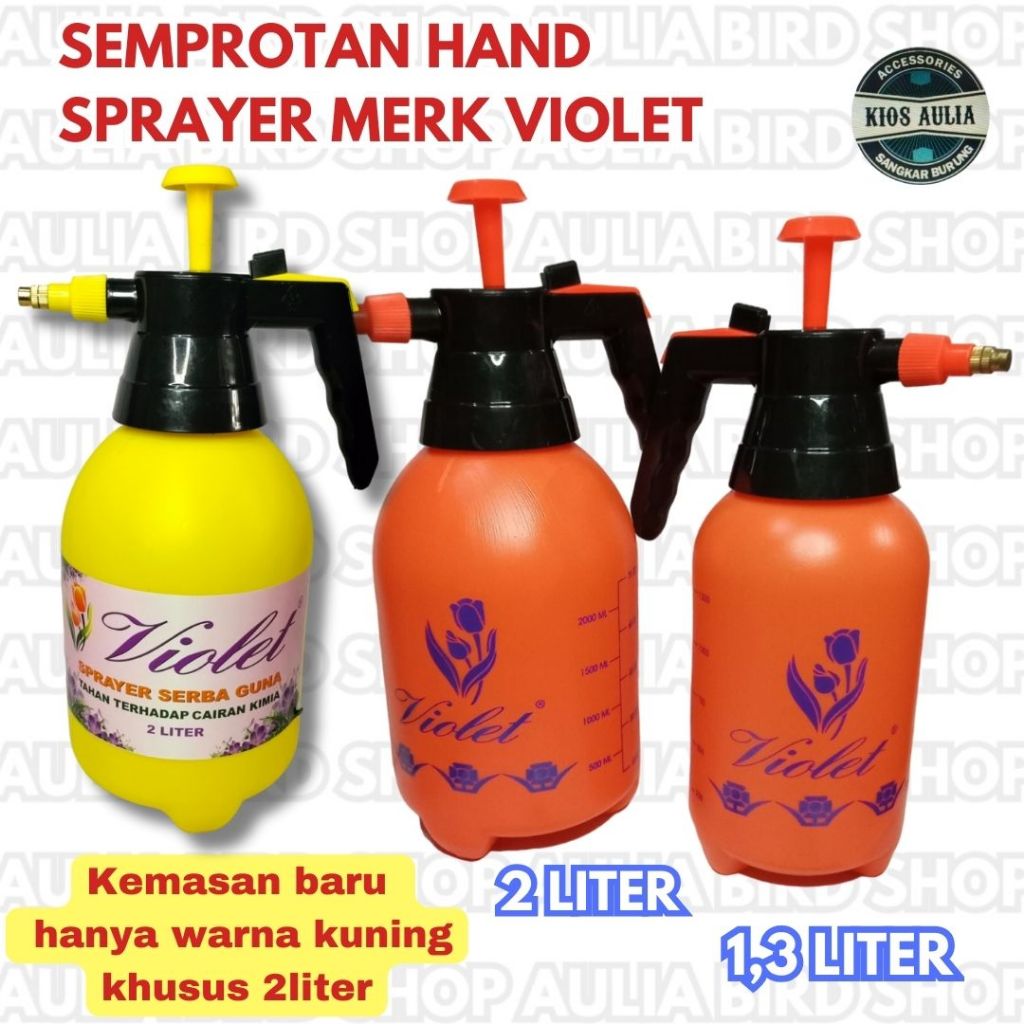 HAND SPRAYER VISTAR / VIOLET 2 LITER & 1,3 LITER SEMPROTAN POMPA AIR BOTOL TANAMAN BURUNG PUPUK AYAM