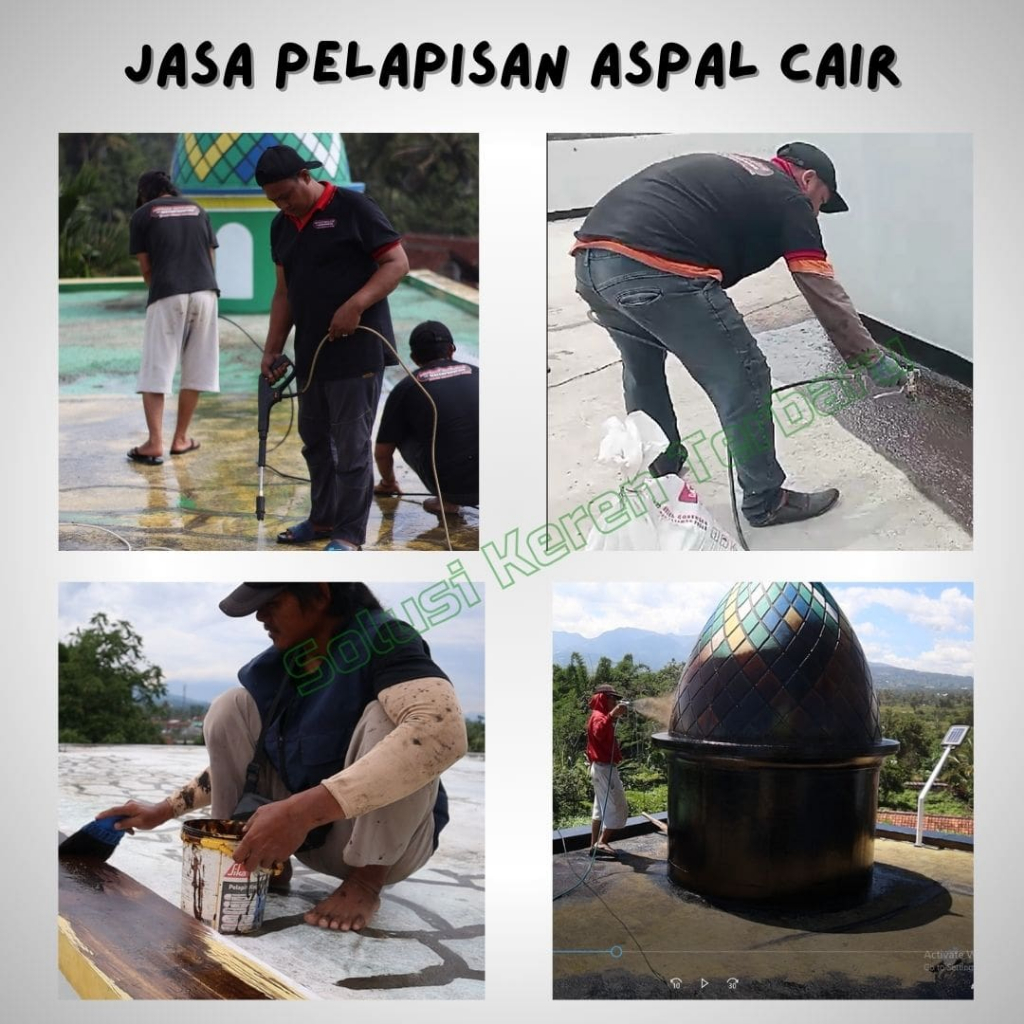 Jasa Pengaplikasian Asphalt Emulsion for Waterproofing