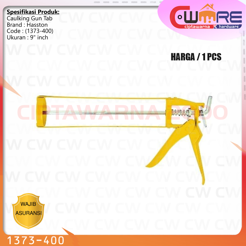 HASSTON PROHEX Caulking Gun Tab 1373-400 Lem Silikon - CWK