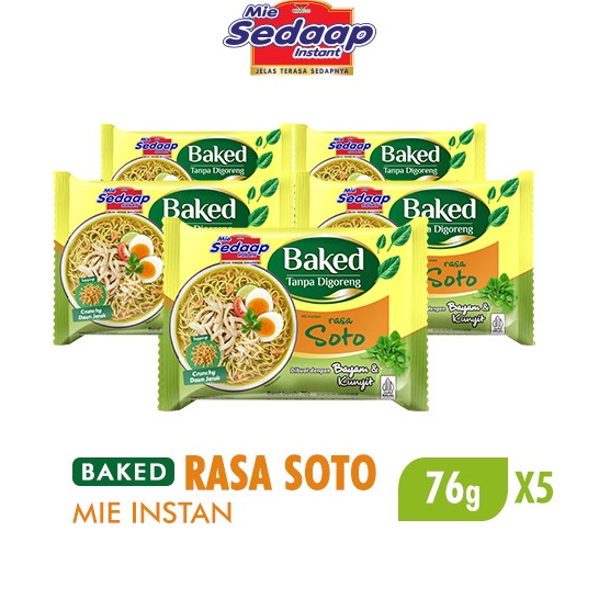 

Free Ongkir Sedaap Mie Instan Baked Soto 76gr x5