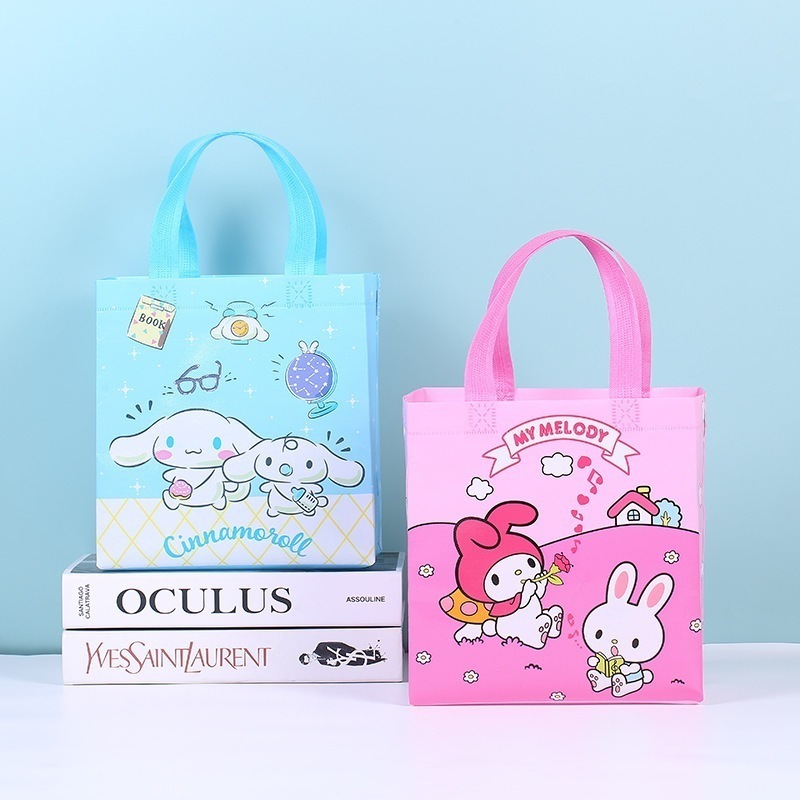 

GOODIE BAG KARAKTER SANRIO ANIMALS TAS KANTONG KAIN SOUVENIR ULANG TAHUN HAMPERS..