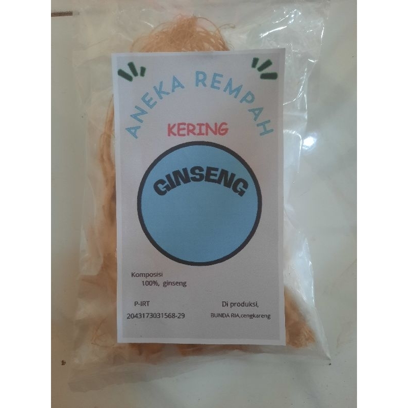 

ginseng 50 gram