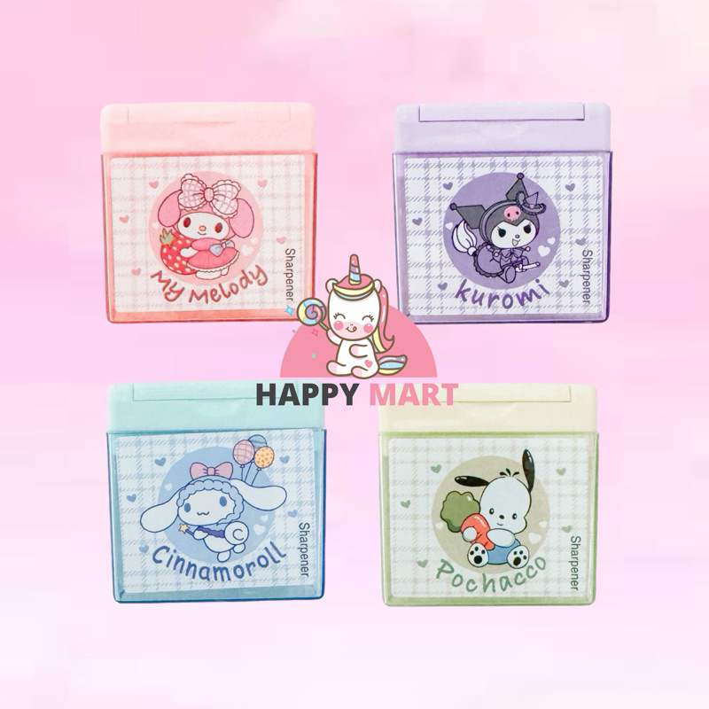 

Serutan / rawutan KOTAK motif sanrio kuromi / melody / cinnamoroll