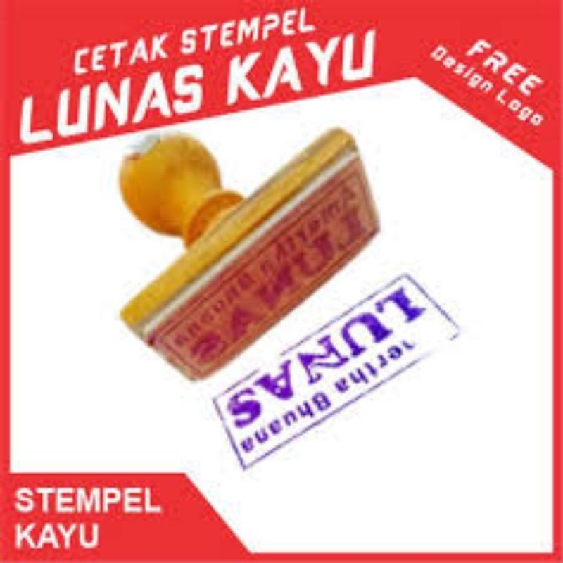 

stempel lunas bagus dan rapi