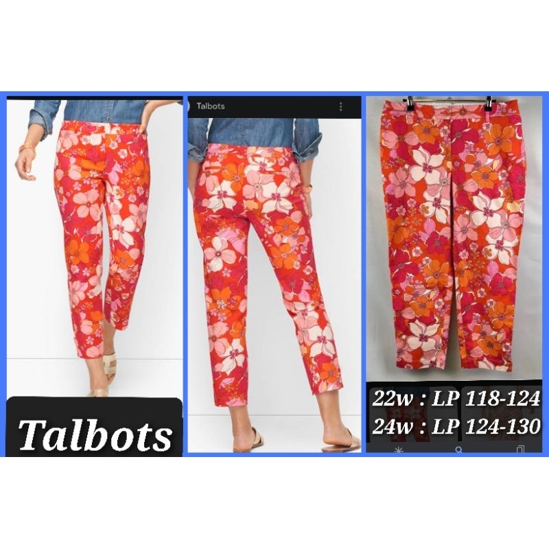 Talbots Crop, celana wanita