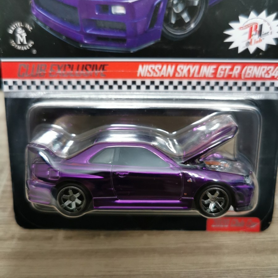 UNGU Hot wheels Hotwheels Nissan Skyline GTR BNR34 R34 Purple Purple RLC Red