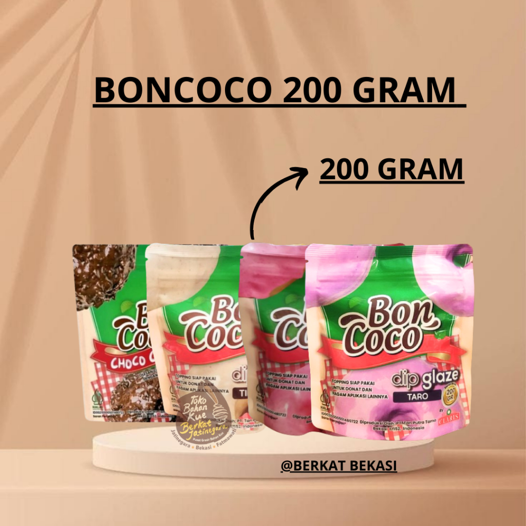 

DIP GLAZE BONCOCO 200 GRAM / SELAI DIPGLAZE / BONCOCO / SELAI BONCOCO