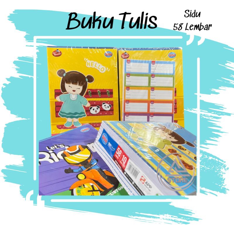 

BUKU SIDU ISI 58 LEMBAR/1 PACK ISI 10 PCS BUKU