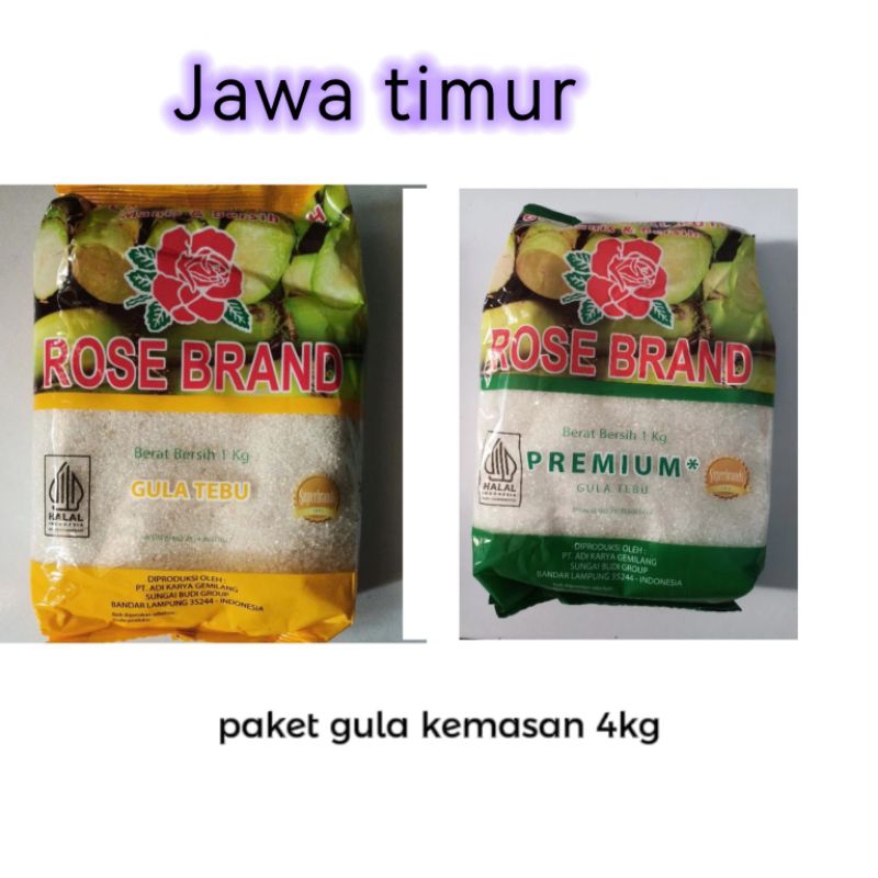 

(JATIM) gula kemasan rosebrand