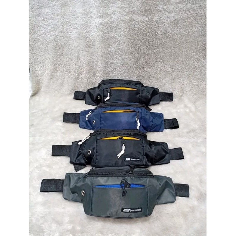 Tas Selempang Waistbag Pria Bahan Longcam Parasut Anti Air Terlaris dan Termurah