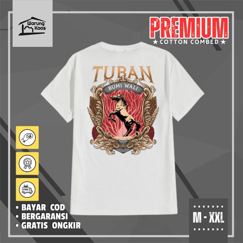[ WARUNGKAOS ] Kaos Tuban Jawa Timur / Kaos Distro Tuban Sablon Bahan Katun Premium