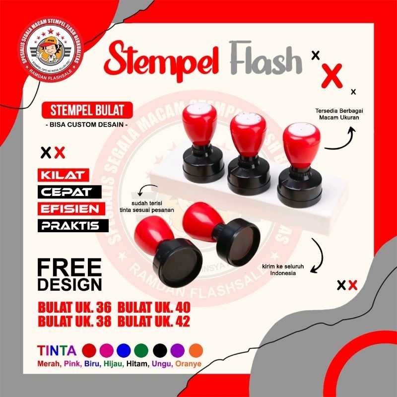 

Stempel flash,Stempel custum,Stempel bulat,Stempel logo