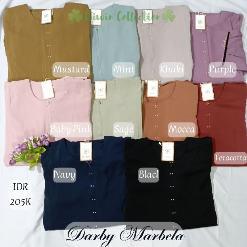 BAJU GAMIS DARBY TERARU / DARBY MARBELLA