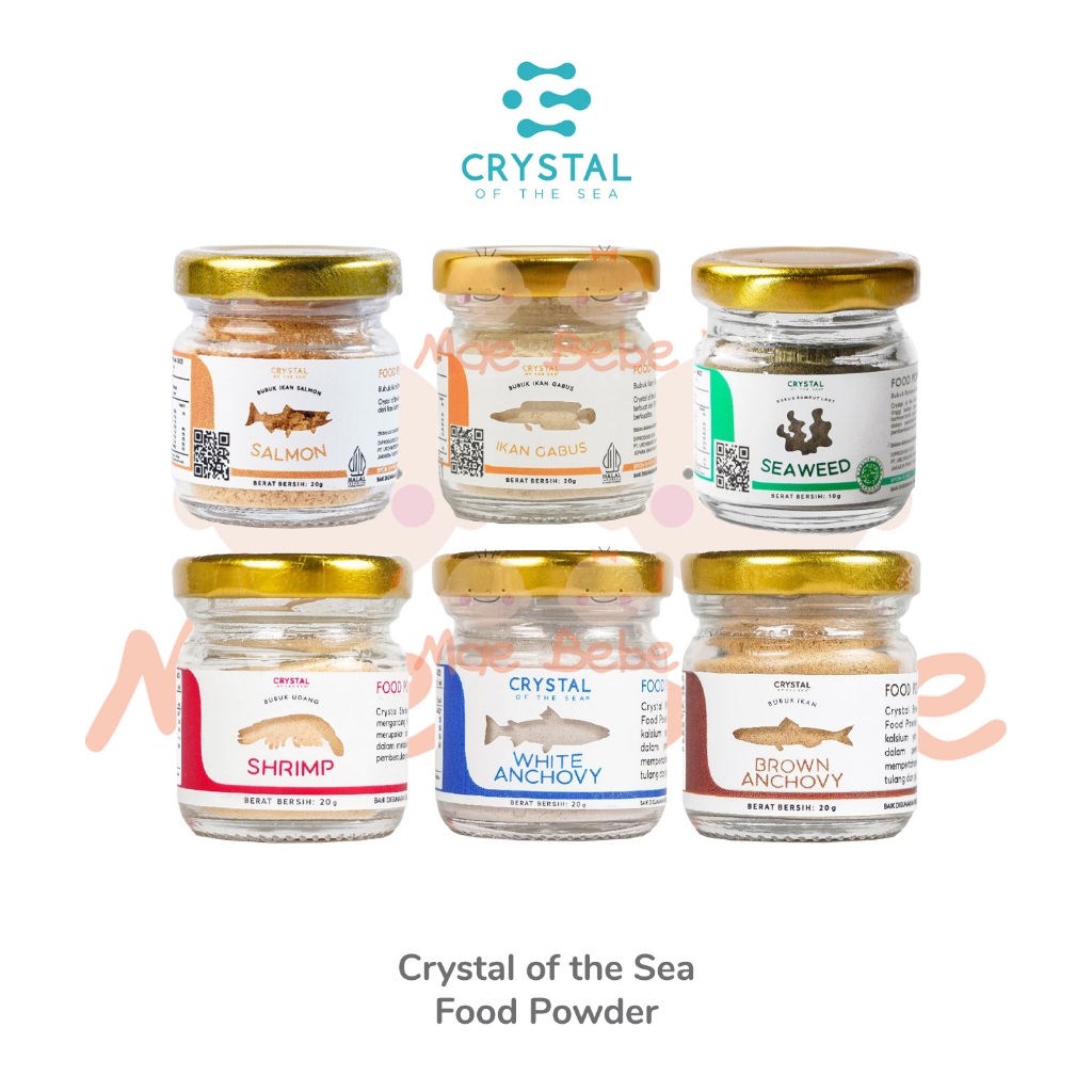 

Crystal of the Sea Food Powder Bubuk Ikan Udang Bahan MPASI Anak Non MSG
