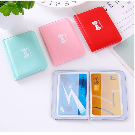 Dompet Kartu Polos Motif Mini Lucu Import/ Dompet ID Card / ID Card Holder