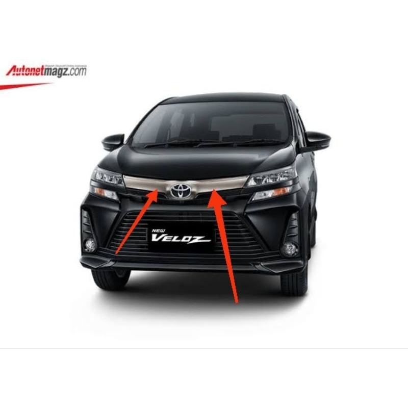 List Kap Mesin List Chrome Kap Mesin Avanza Veloz 2019-2021 Original