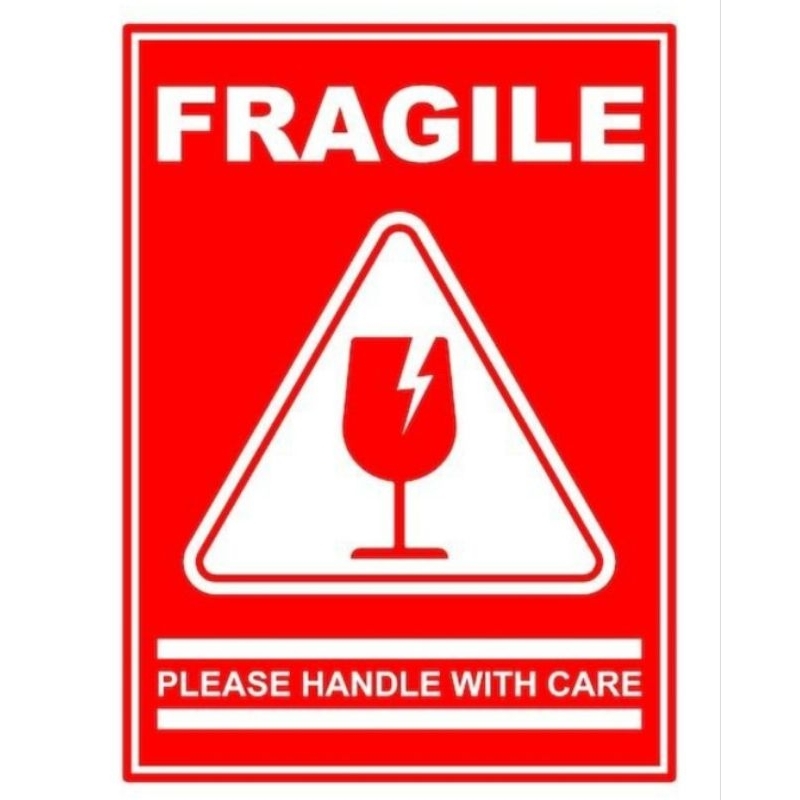 

Stiker Fragile