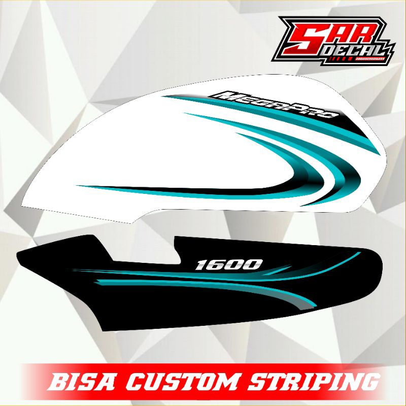 striping Megapro hiu MP herex Megapro hiu MP KATES stiker Lis striping Megapro hiu herex