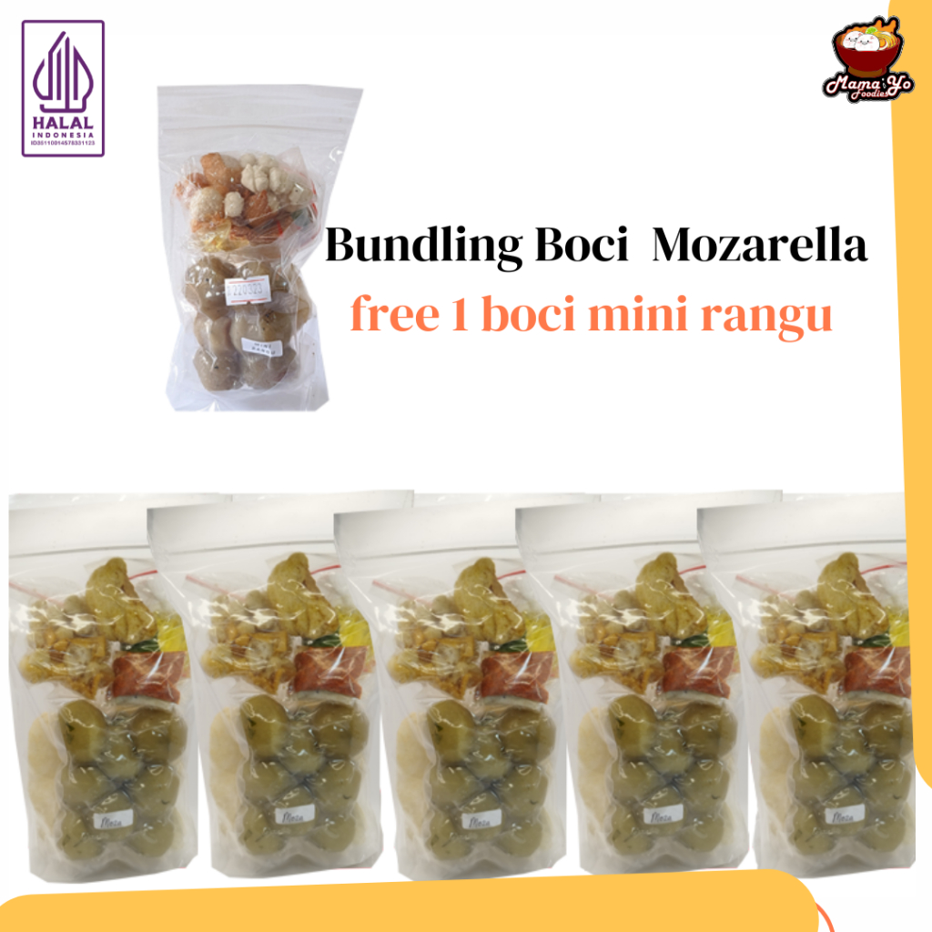 

Mama Yo Foodies - Paket Bundling Baso aci Mozarella - Boci Mozarella