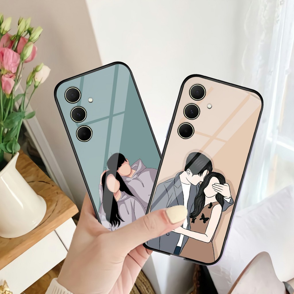 (U 356) Softcase Kaca Samsung A35 - Kesing Kaca Samsung A35 - Case Cantik Samsung A35 - Case Kekiian