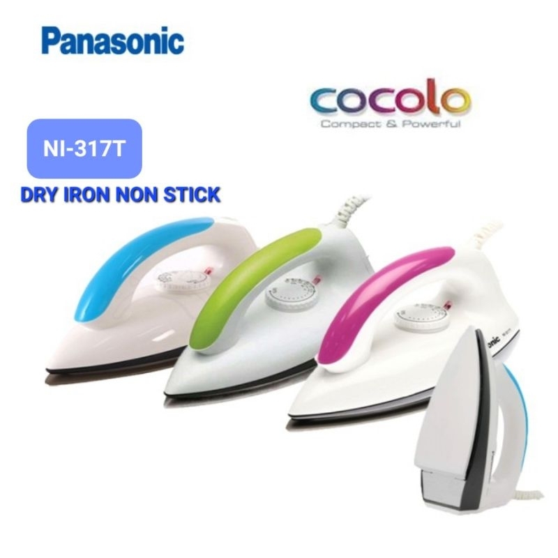 SETRIKA LISTRIK PANASONIC /  SETRIKA PANASONIC /SETRIKA PANASONIC NI-317T/ DRY IRON SETRIKA LISTRIK
