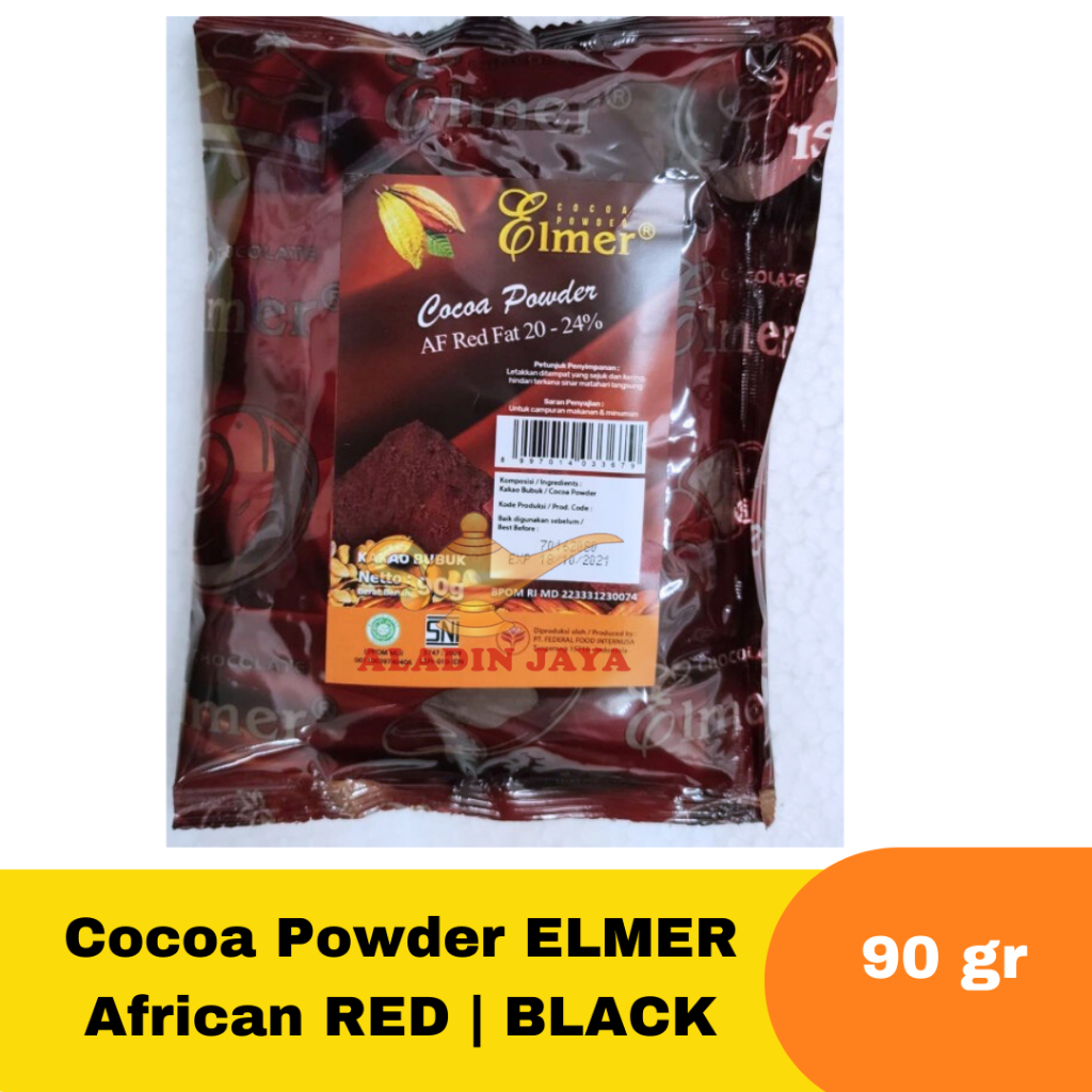 

Cocoa Powder ELMER African RED | BLACK 90gr