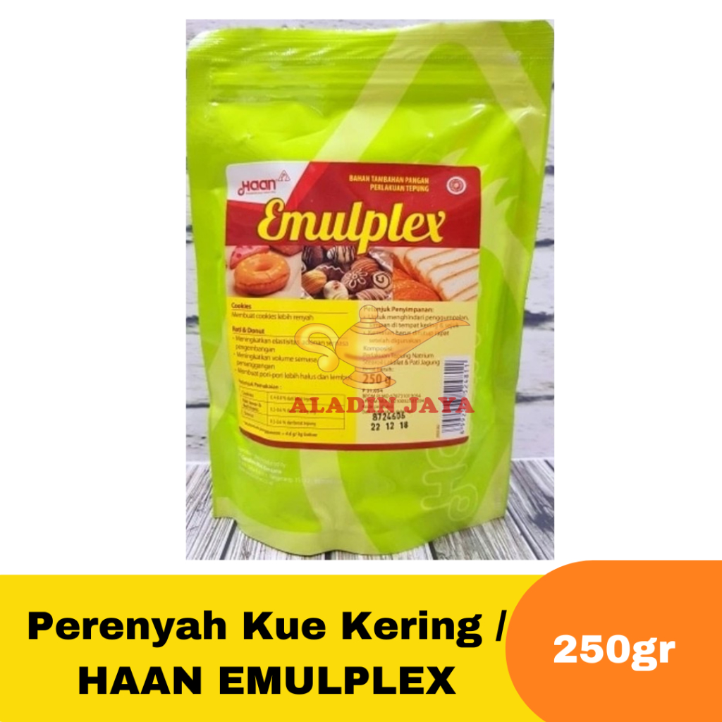 

Perenyah Kue Kering / Crust Softener HAAN EMULPLEX 250 GR