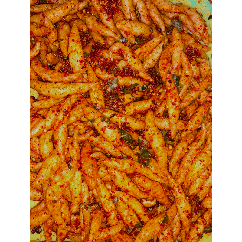 

tiktuk/citruk pedas gurih daun jeruk 500grm